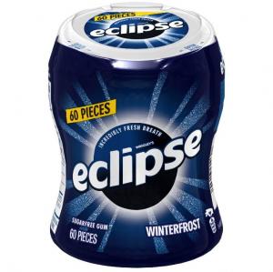 Wrigley Winterfrost Big E Pack Eclipse Gum - Tray, 4 per pack -- 4 packs per case.