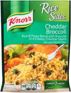 Knorr Rice Side Dish, Cheddar Broccoli, 5.7 oz, Pack of 12