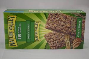 NATURE VALLEY, GNMSN3353CT, Oats/Honey Granola Bar, 108 / Carton