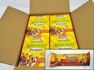 Nature Valley Peanut Butter Dark Chocolate Protein Chewy Bar, 22.7 Ounce -- 8 per case.