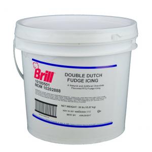 Brill Chocolate Double Dutch Fudge Icing (35 Lbs, Single Pack)