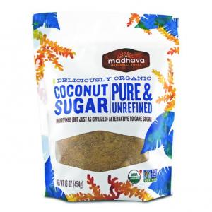 6 Pack : Madhava Organic Coconut Sugar 16-ounce