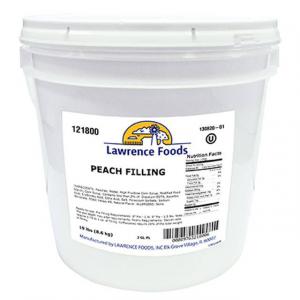 Whole Peach Fruit Filling 2 gallon