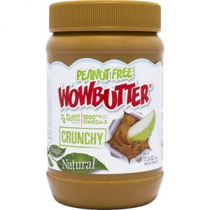 Wowbutter Ready-To-Use Natural Peanut Free Crunchy Butter (1.1 lbs, 6 Per Case)