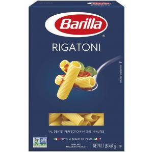 Barilla Pasta, Rigatoni, 16 Ounce (Pack of 12)