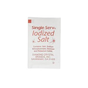 Single Serv Salt Packets Flat, .75 Gram (3000 Pack)