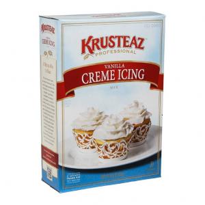 Krusteaz Professional Vanilla Creme Icing Mix, 5 Pound (6 Pack)