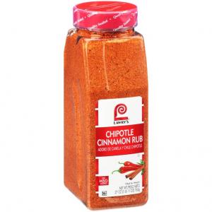 Lawrys Chipotle Cinnamon Rub, 27 Ounce -- 6 per case.