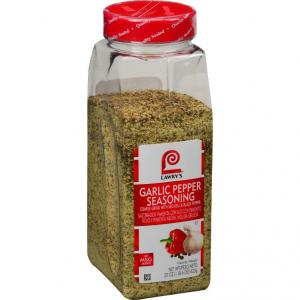 Lawry's Garlic Pepper Coarse Grind With Parsley, 22 oz