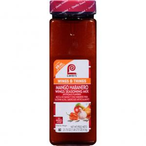 Lawrys Mango Habanero Wing Seasoning, 21.75 Ounce -- 6 per case.