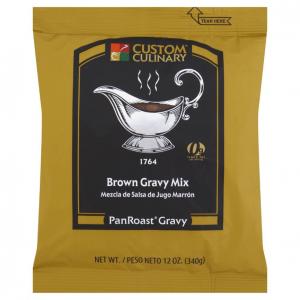 Custom Culinary PanRoast Brown Gravy Mix, 12 Ounce - 8 per case