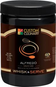 Custom Culinary Whisk & Serve Alfredo Sauce Mix (38 Oz. Jars, 4 Per Case)