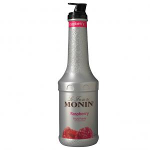 Monin - Raspberry fruit Puree with natural flavors - 1L (Case of 4)