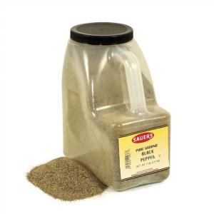 C.F. Sauer Foods Restaurant Ground Black Pep/ Case 5lbs (Pk OF 3)