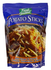 Fresh Gourmet Trans Fat Free Potato Sticks, 1 Pound -- 10 / case.
