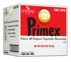 Primex Golden Flex All Purpose Vegetable Shortening, 50 Pound --