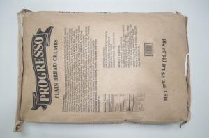Bread Progresso Crumbs Plain 25 Pound Each