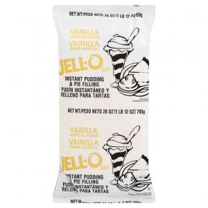 JELLO Instant Vanilla Pudding Mix (28oz Boxes, Pack of 12)