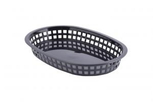 Tablecraft Fast Food Plastic Baskets Black, 1 Each (36 Pack)