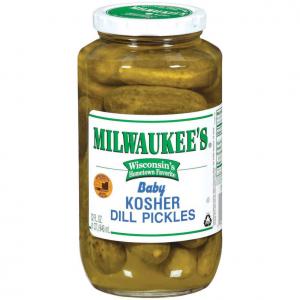 Milwaukees Baby Dill Pickles Kosher 32 Oz