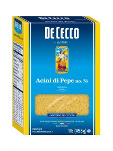 De Cecco Semolina Pasta, Acini Di Pepe No.78, 1 Pound (20 Pack)