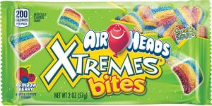 Air Heads Xtremes Rainbow Berry Bites Candy, 2 Ounce -- 144/case.