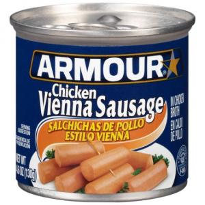 Armour Vienna Sausage, Chicken, 4.6 Ounce (Pack of 24)