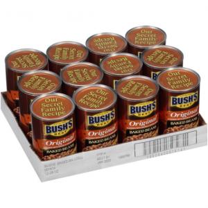 Bush's Best Vegetarian Baked Beans, 16 oz (12 cans)