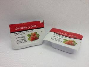 C.F. Sauer Foods Strawberry Jam, Small Single Serve Cups (0.5 OZ, 200 Per Case)