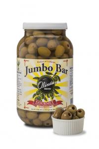 4 PACKS : Copia Jumbo California Green Pitted Queen Olives, 1 Ga