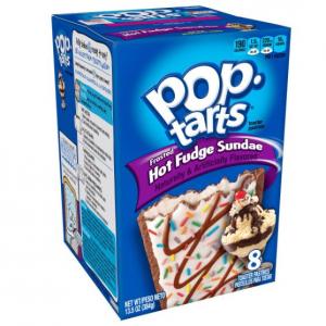 Pop Tarts Ice Cream Shoppe Hot Fudge Sundae Toaster Pastry - 8 per pack -- 24 packs per case.