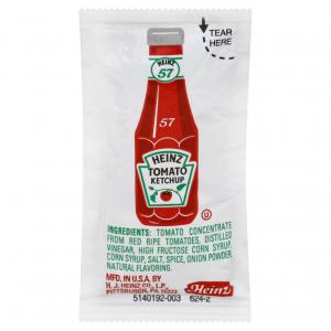 Heinz Ketchup Single Serve Packets (9g Packets, Pack of 1000)