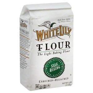 White Lily Enriched Bleached Self Rising Flour, 80 oz
