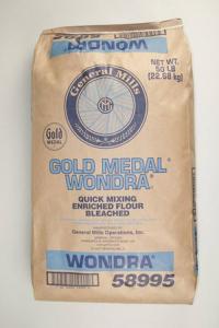 Gold Medal Wondra Quick Mixing Enriched Bleached Malted Flour, 1 x 50 lb Case