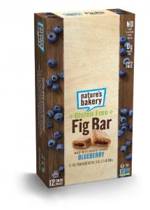Nature's Bakery Gluten Free Fig Bars, Blueberry (84 Bars), Packaging May Vary, Non GMO, Vegan Snacks