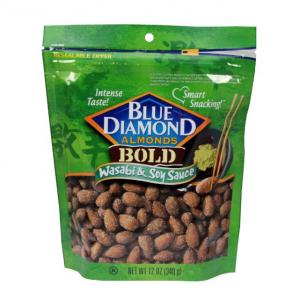 Blue Diamond Almonds Wasabi & Soy Sauce 1 Each (PACK OF 6)