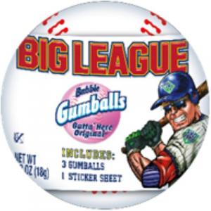 Big League Chew - 3 Baseball w/ Stickers & Tatoos: 12 Count