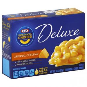 Kraft Heinz Retail Dry Entree Deluxe Macaroni & Cheese Dinner 14oz (PACK OF 24)
