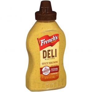 Frenchs Deli Style Spicy Brown Mustard, 12 Ounce -- 12 per Case