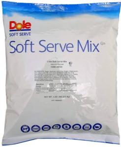 Dole Fat Free Lime Soft Serve Mix, Gluten And Dairy Free (4.4 lbs, 4 Per Case)