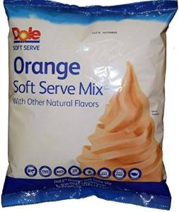 Dole Soft Serve Mix, Orange, 19 Pound