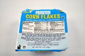 General Mills Frosted Corn Flake Cereal, 1 Ounce -- 96 per case.