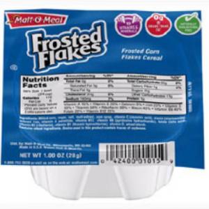 96 pack: Malt-O-Meal Frosted Flakes Single Serve Bowl Pack Cerea