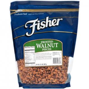 Fisher Chefs Naturals Ready-To-Eat Frosted Medium Walnut Piece (2 lbs, 3/Case)