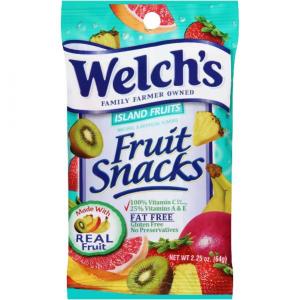 Welch'S Fruit Snacks - Island Fruits, 2.25 Oz Size, 48 Pack