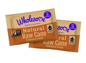 Wholesome Natural Raw Cane Turbinado Sugar Packets, 2.6g/1000ct