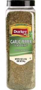 Durkee B&G Spices Seasoning Ajo Garlic Pepper (21 OZ, 6 Per Case)