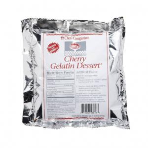 Chefs Companion Cherry Gelatin Mix, 24 Ounce -- 12 per case.