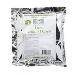 Chefs Companion Lime Gelatin Mix, 24 Ounce -- 12 per case.