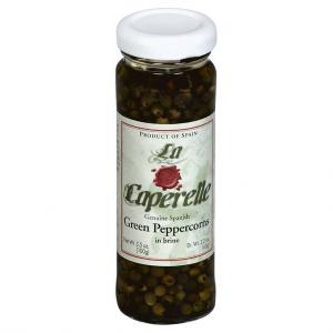 La Ca/elle Green Pep/corn in Brine, 3.5-Ounce Jars (Pack of 12)